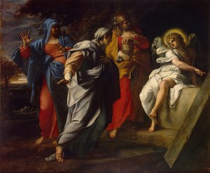 Mark 16.1-8 resurrection-carracci